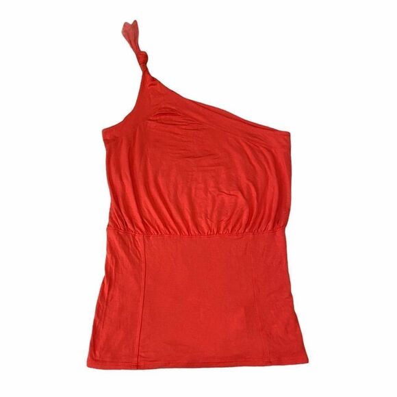 Free People Shindig‎ One Shoulder Top Orange Large - Picture 9 of 11